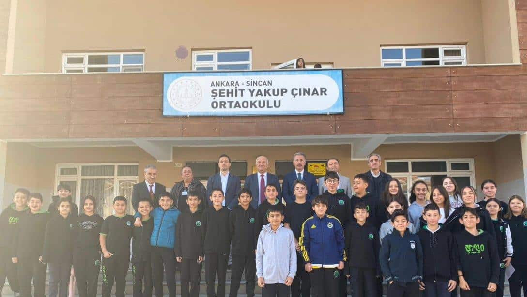 Şehit Yakup Çınar Ortaokulunu Ziyareti