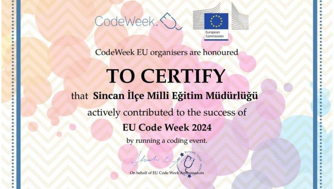 Codeweek Haftası Etkinlikleri