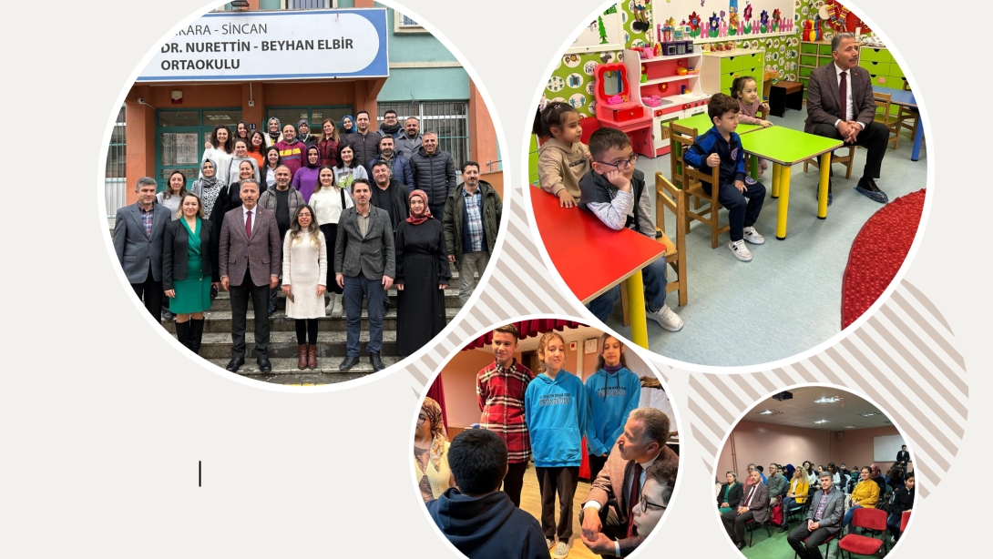 İlçe Millî Eğitim Müdürümüz Sayın Alican Kılıç, Dr. Nurettin Beyhan Elbir Ortaokulu'nu Ziyaret Etti